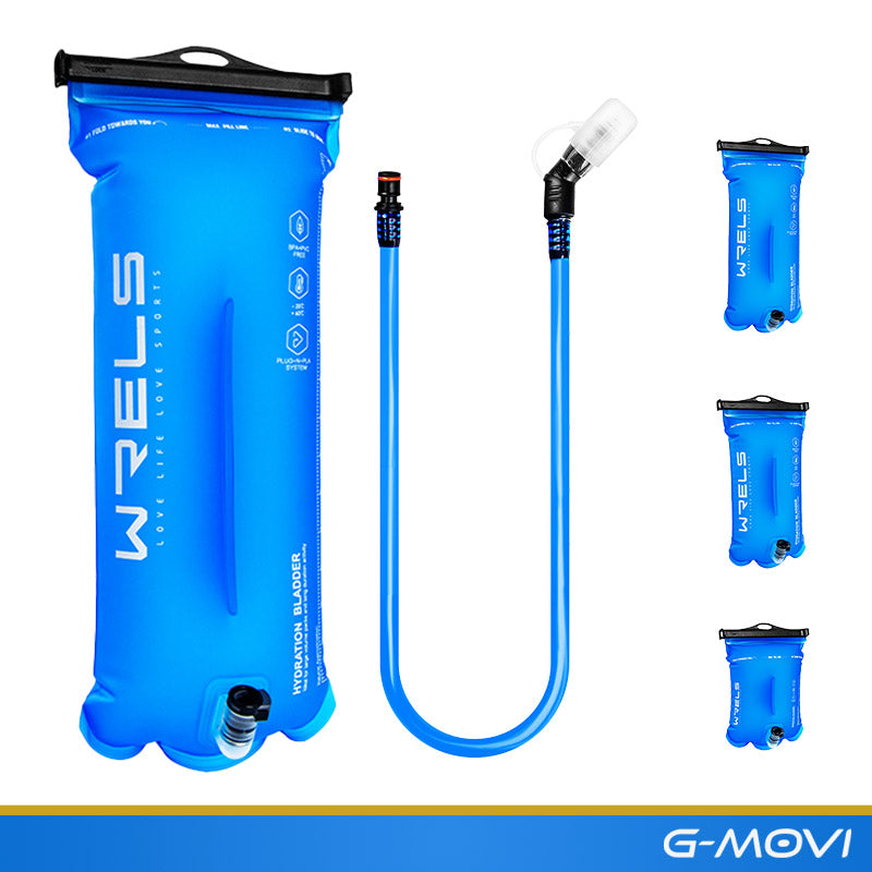 Bolsa de hidratação reforçada com kit completo: mangueira e bico inclusos