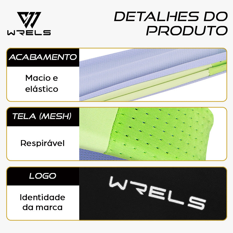 faixa de cabeça esportiva elástica respirável