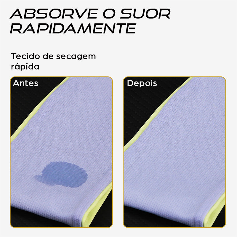 faixa de cabeça esportiva elástica respirável