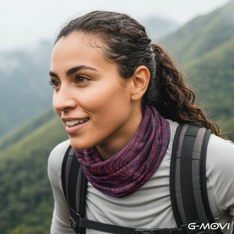 Bandana com proteção UV para trilhas e ciclismo