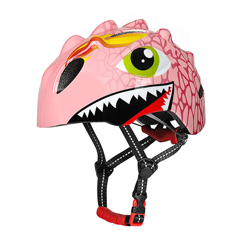 Capacete infantil divertido com design de dragão