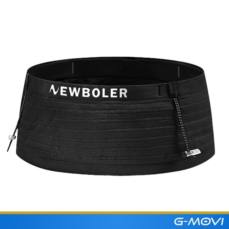 Cinto de performance NEWBOLER preto com bolsos e suporte para celular