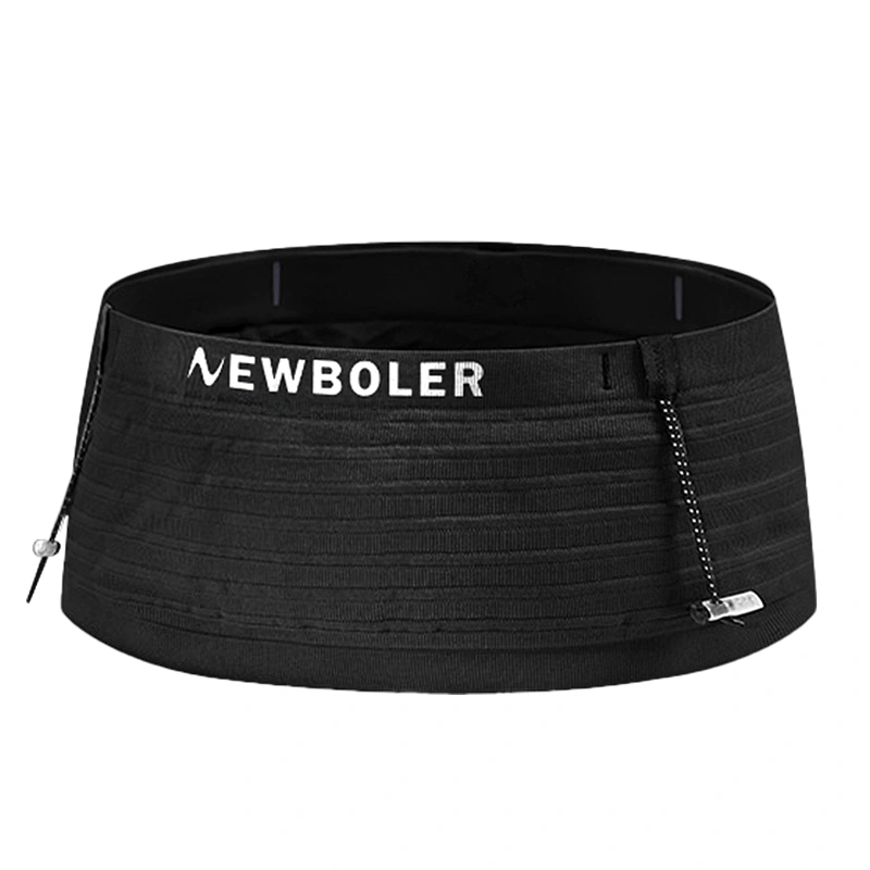 Cinto de performance NEWBOLER preto com bolsos e suporte para celular