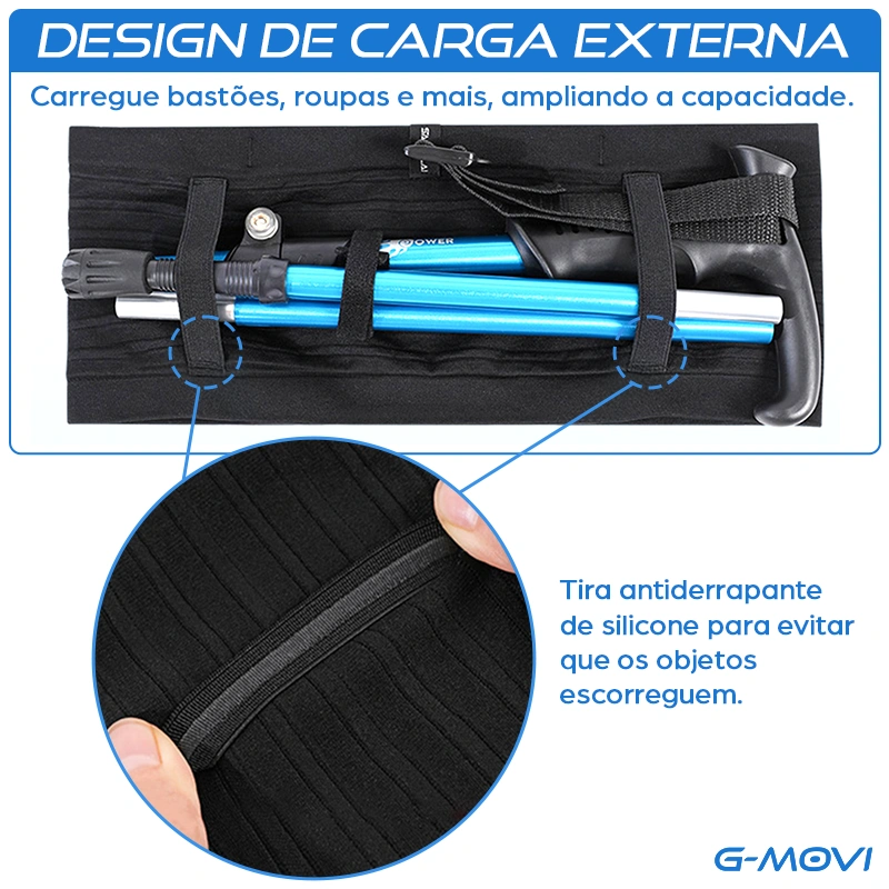 Cinto de performance NEWBOLER preto com bolsos e suporte para celular