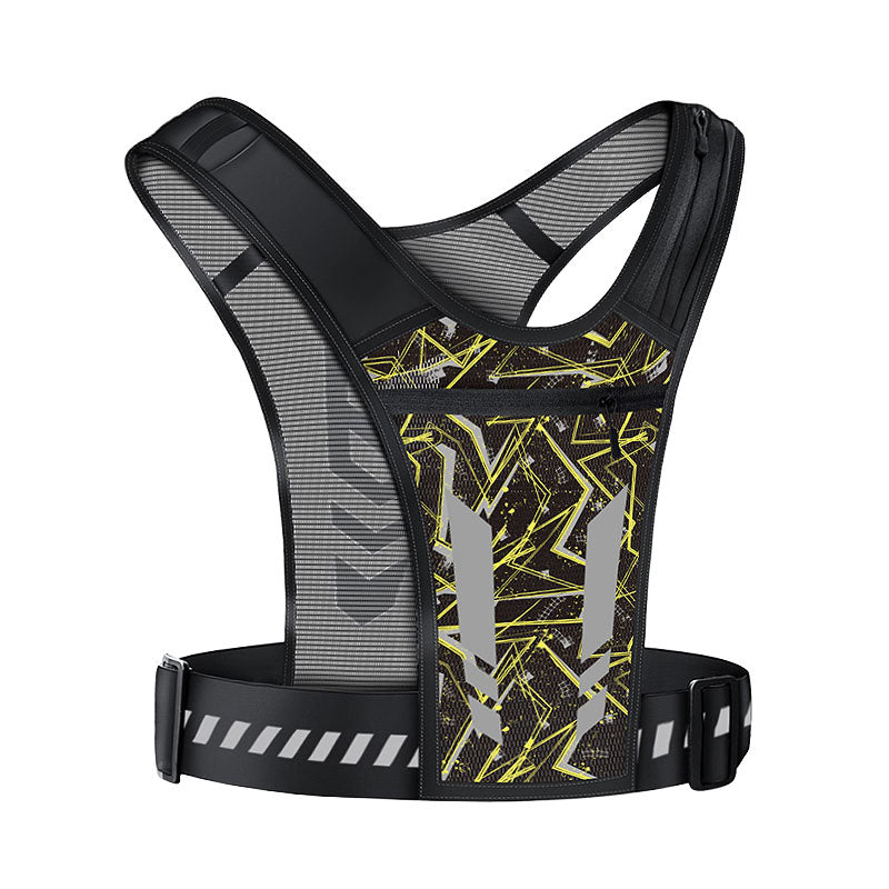 colete de corrida com bolsos; colete esportivo leve unissex; colete refletivo para trilha
