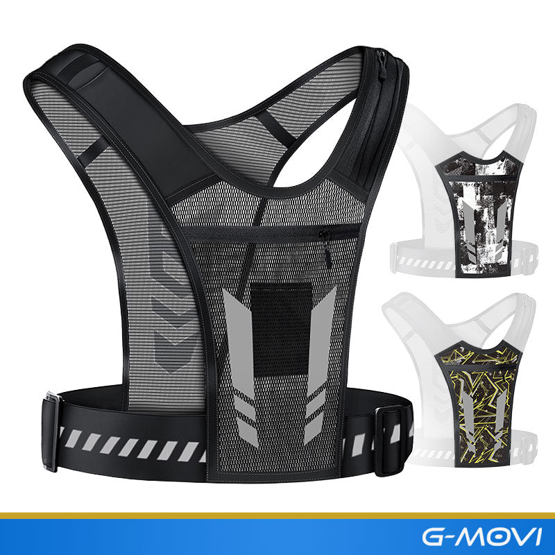 colete de corrida com bolsos; colete esportivo leve unissex; colete refletivo para trilha