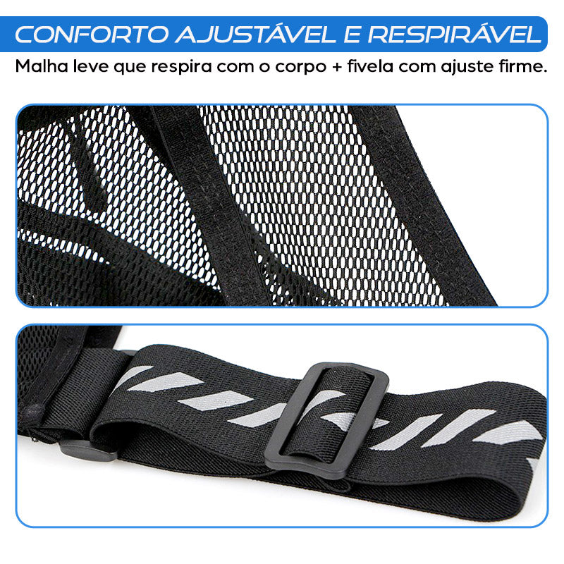 colete de corrida com bolsos; colete esportivo leve unissex; colete refletivo para trilha