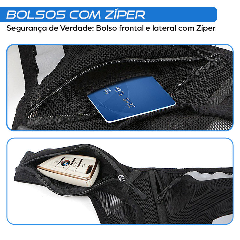 colete de corrida com bolsos; colete esportivo leve unissex; colete refletivo para trilha
