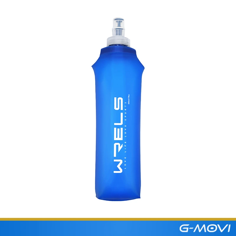 Garrafa soft flask dobrável azul 500 ml