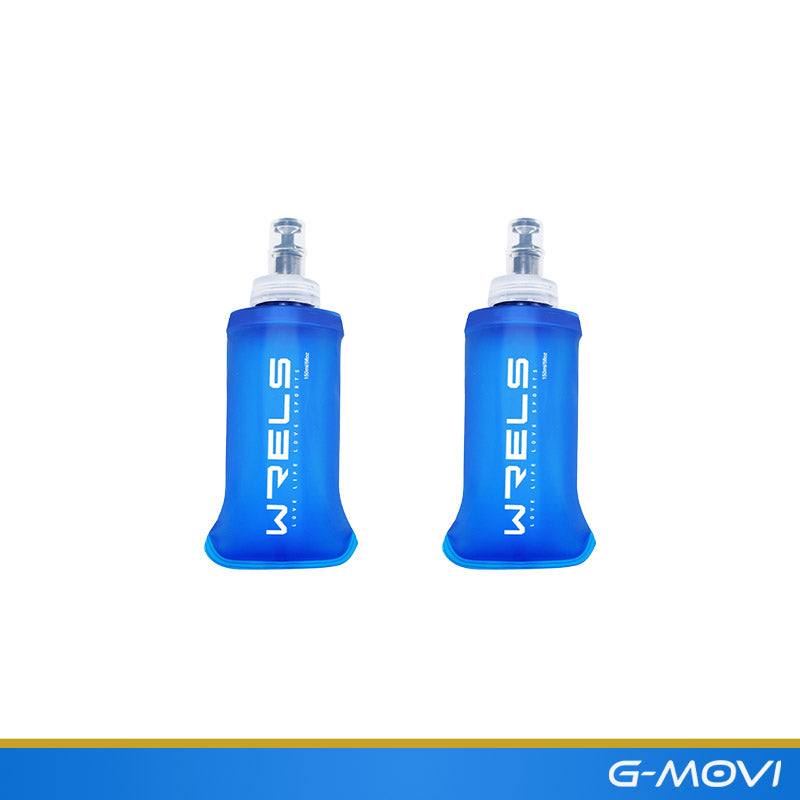 Garrafa soft flask dobrável azul – modelo 150ml