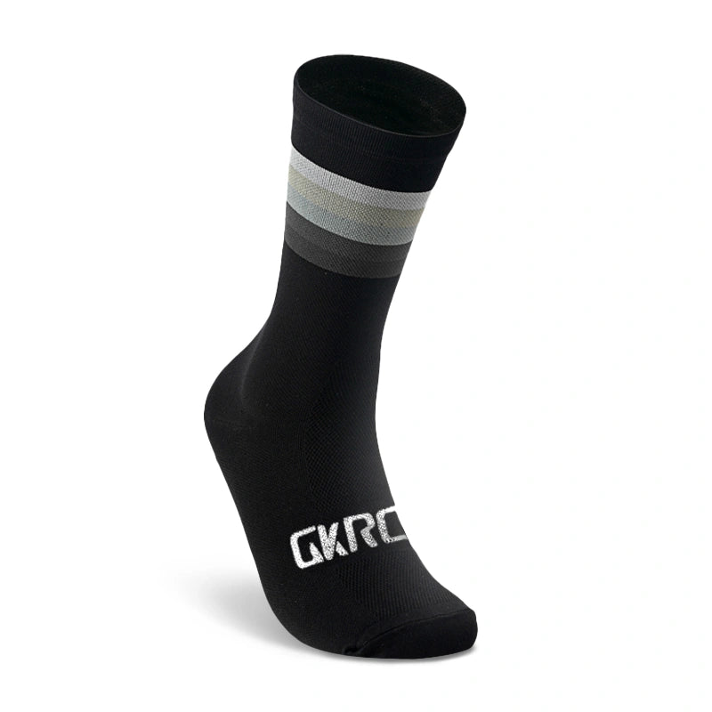 Meias de compressão ciclismo com ajuste anatômico