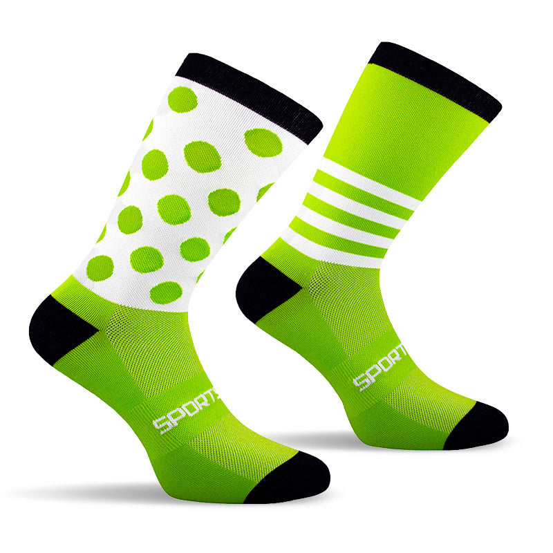 meia de compressão feminina cano médio com design moderno e cores vibrantes